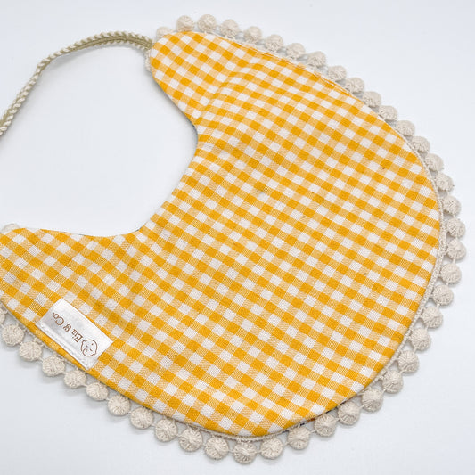 Handmade Dribble Bib - Daffodil