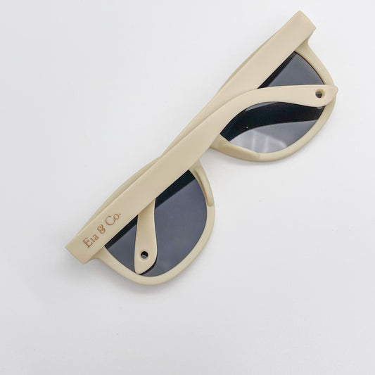 Flexible Smart Baby Sunglass - Ivory