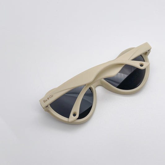 Flexible Heart Baby Sunglass - Ivory