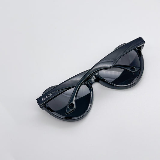 Flexible Heart Baby Sunglass - Charcoal