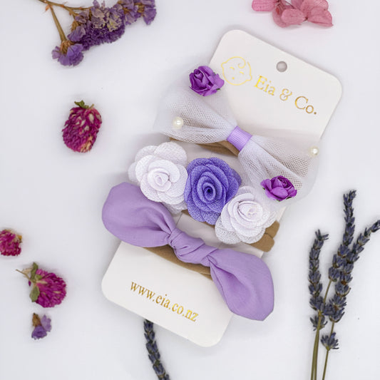 Baby Headband - Jacaranda