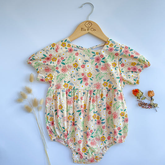 Corey Floral Playsuit - Freesia