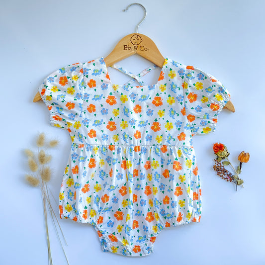 Corey Floral Playsuit - Zinnia