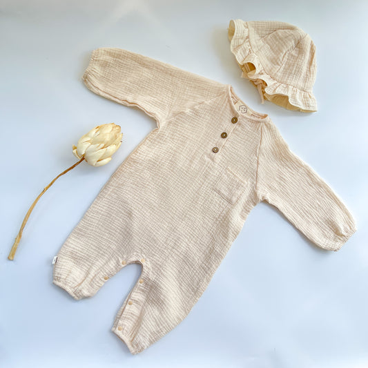 Reese Jumpsuit - Beige