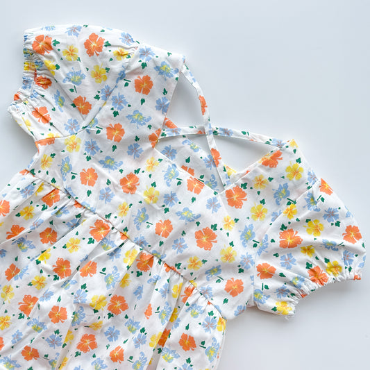 Corey Floral Playsuit - Zinnia