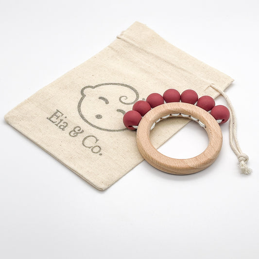 Bear Paw Teether - Terracotta