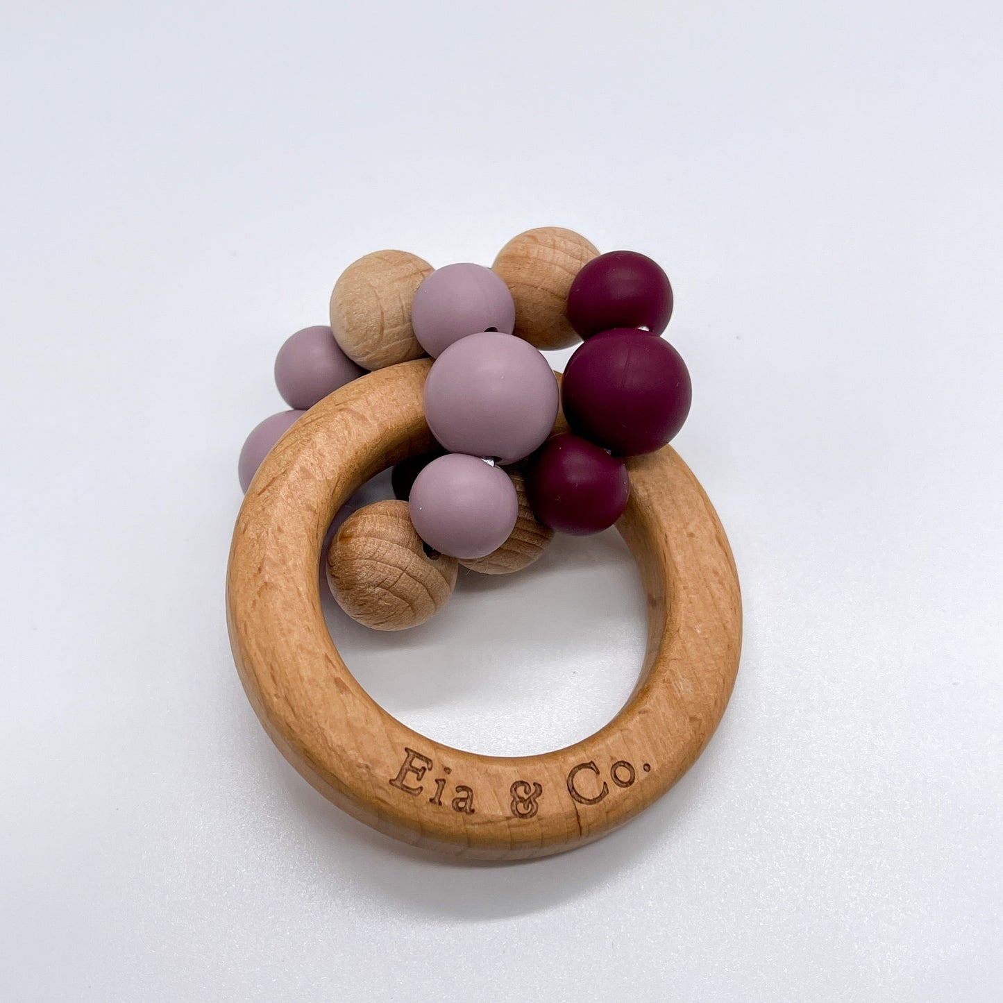 Wooden Teether Ring - Mangosteen