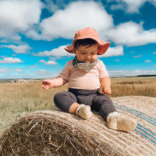 Soren Baby Summer Hat - Rust